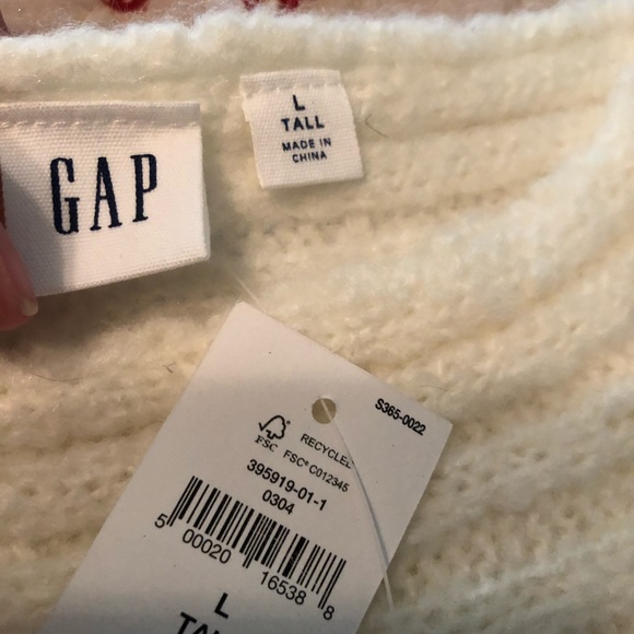Gap wool blend sweater , NWT , Large Tall - Picture 2 of 4